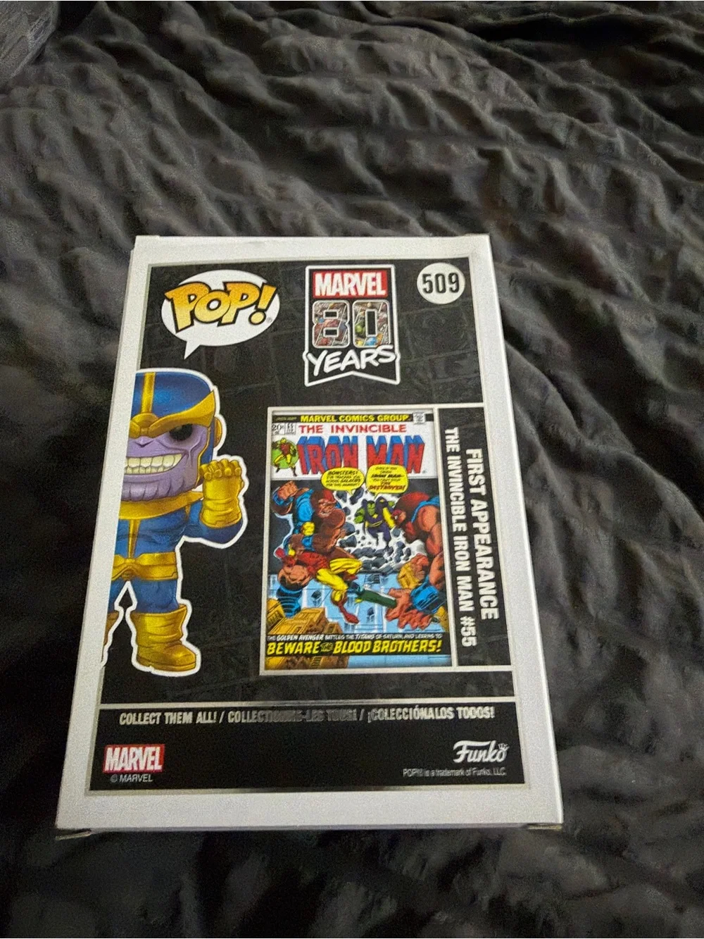 Funko Pop! Thanos #509 First Appearance Marvel 80 Years Collector Corps